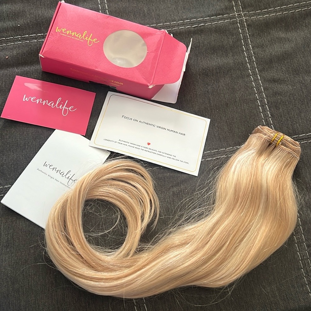 Human hair extensions